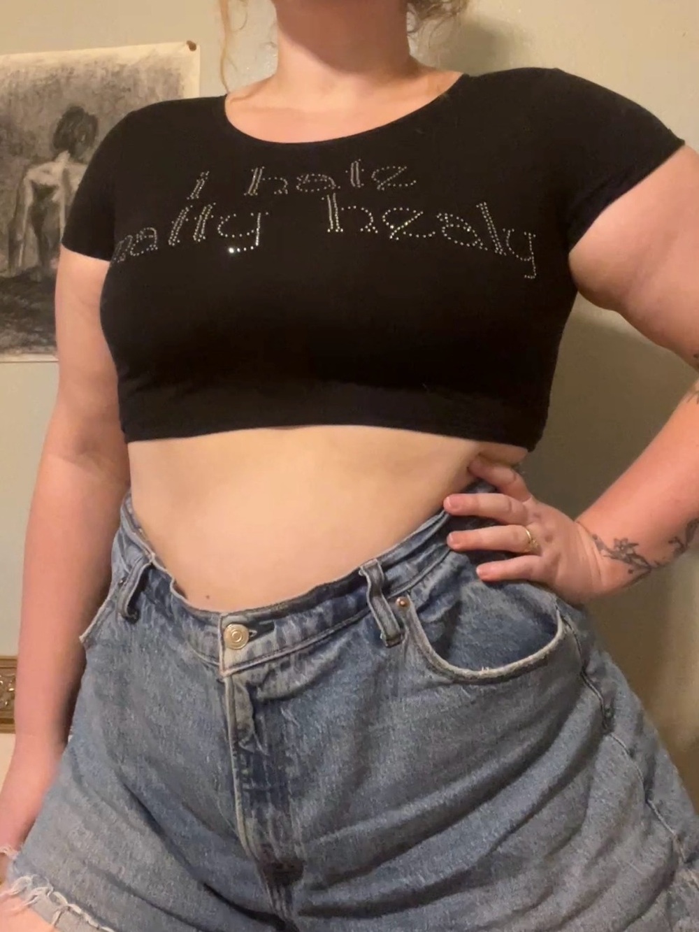The 1975 Bedazzled Band Tee